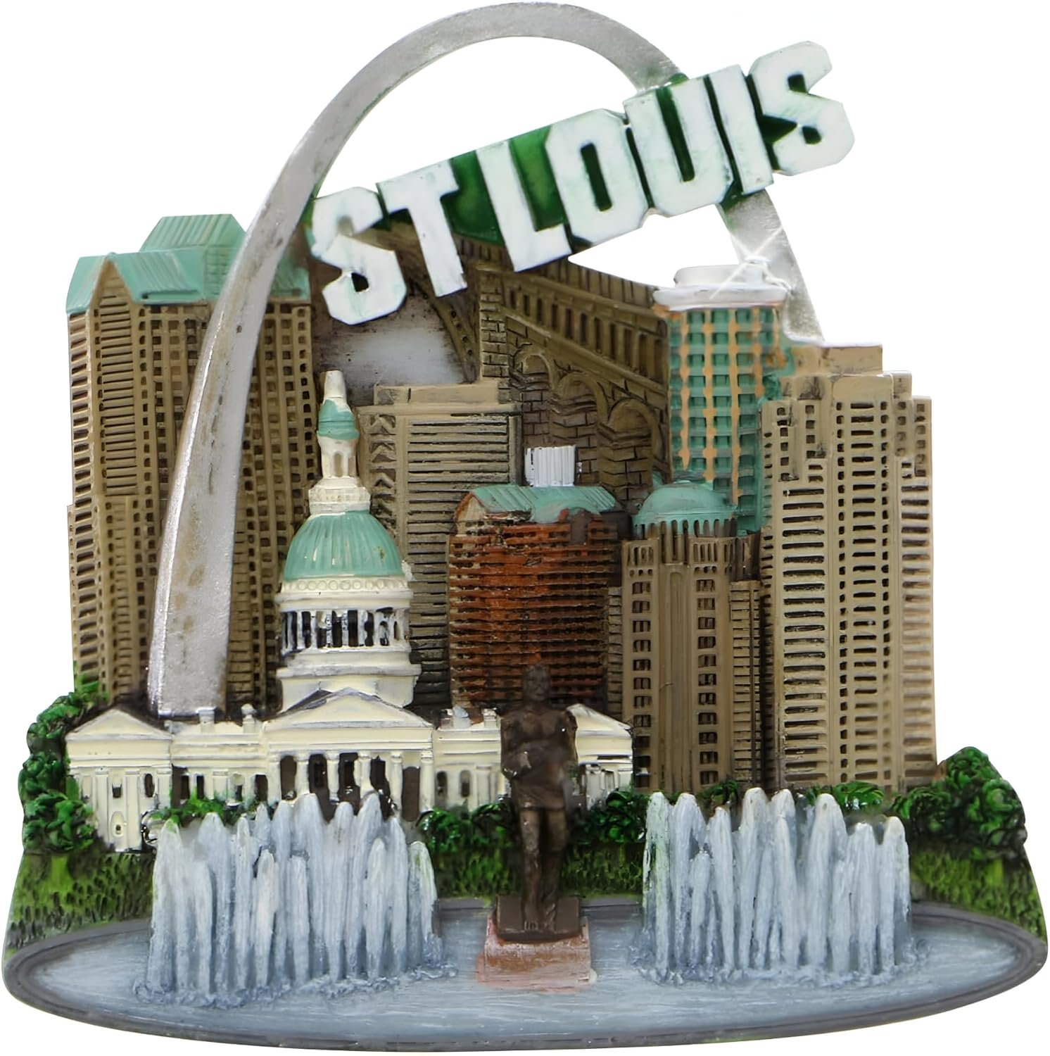 wholesale 3d resin st. louis magnet 2.5 inches factory & supplier oem
