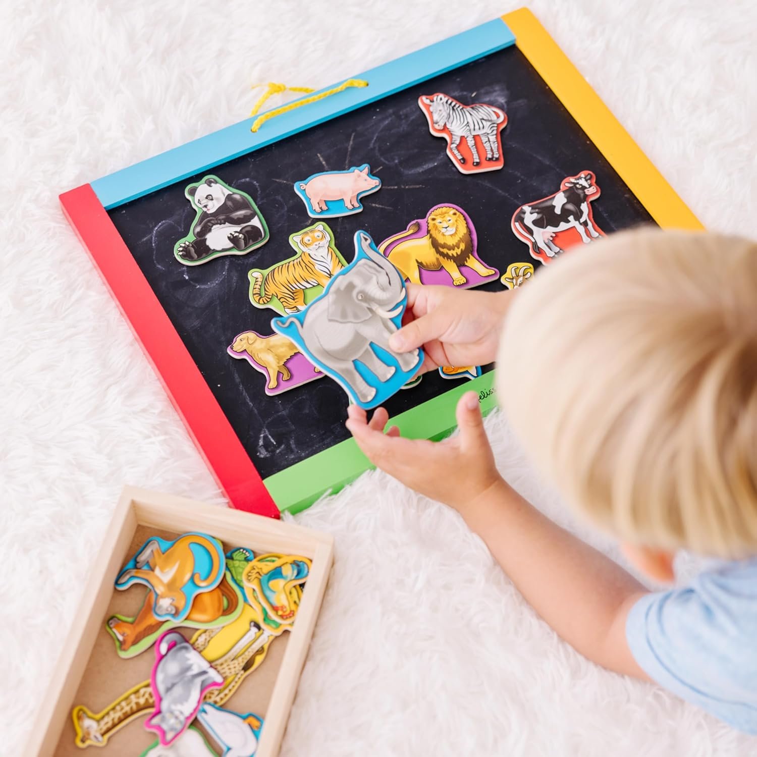 wholesale melissa & doug 20 wooden animal magnets in a box cute animal fridge magnets, refrigerator for toddlers ages 2+ - fsc-certified factory & supplier oem