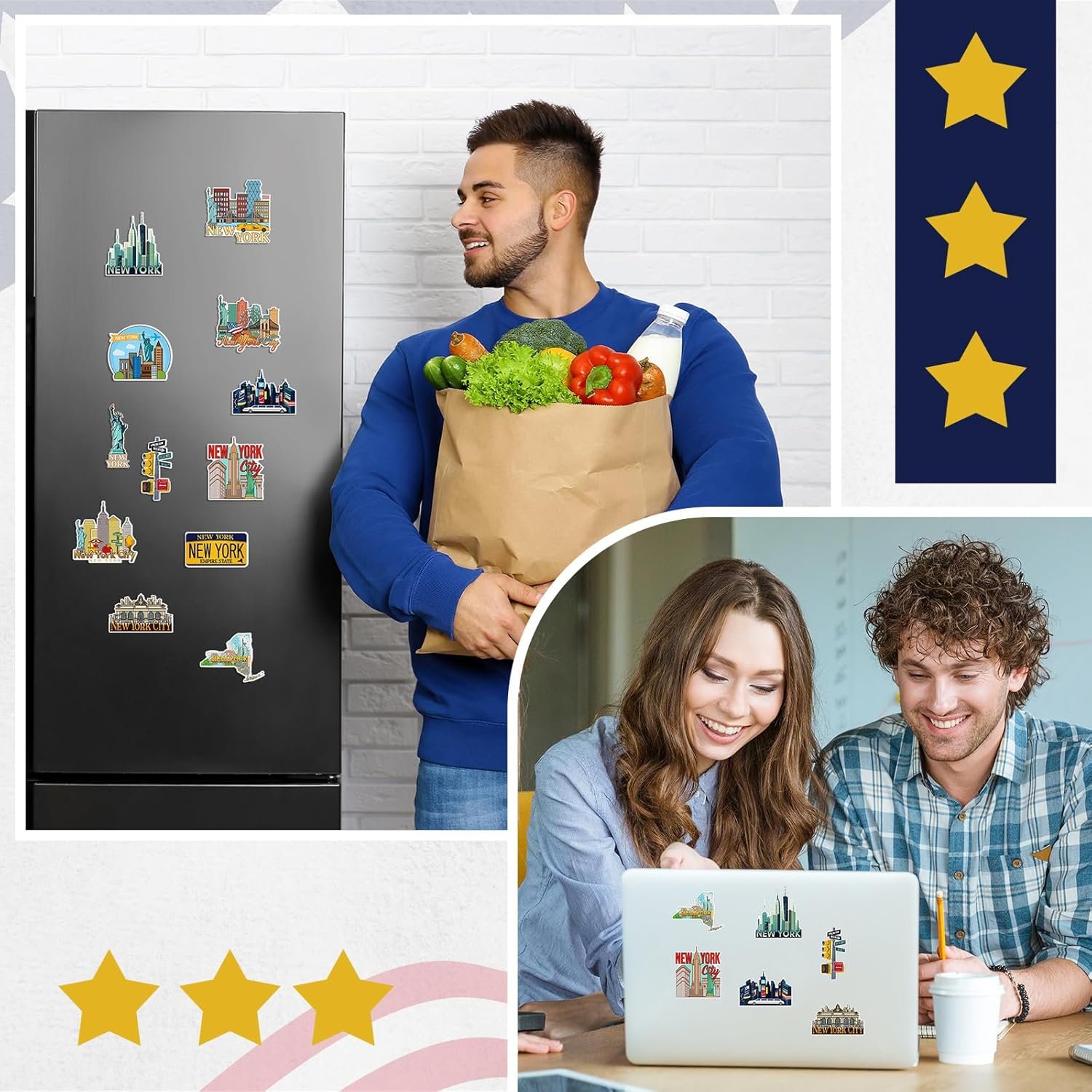 wholesale xuhal 12 pcs new york fridge magnet usa cities magnetic refrigerator stickers souvenirs gifts for refrigerator home decoration factory & supplier oem