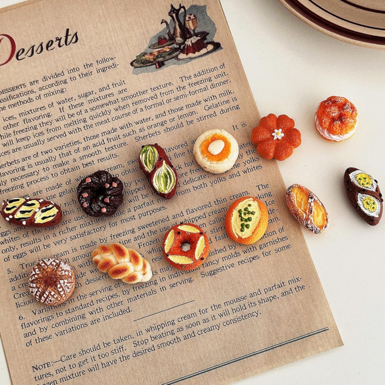 wholesale fridge magnets set - 12 mini bread-themed magnet cute magnetic refrigerator accessories small decorative kitchen magnets for notes, photos and organization factory & supplier oem