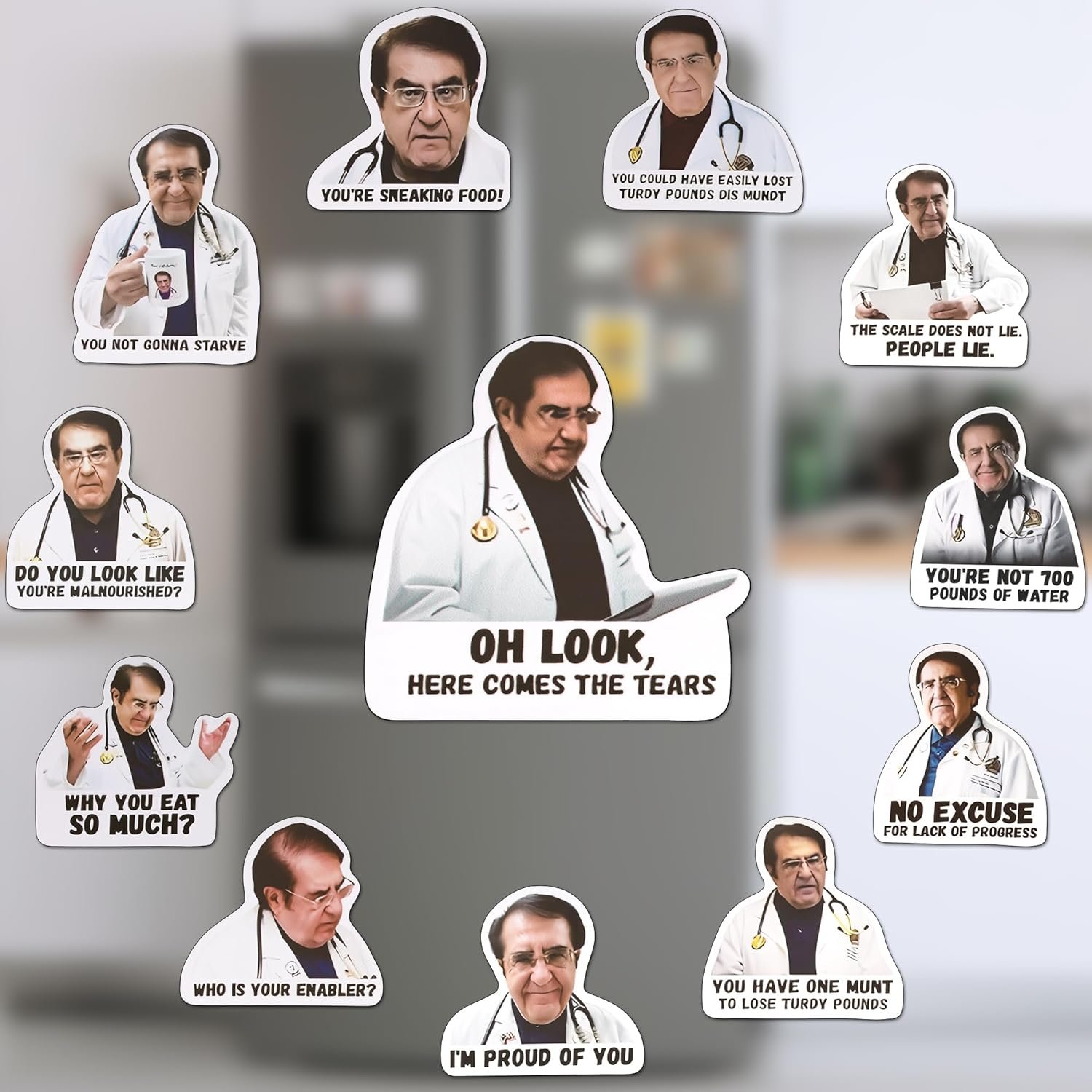 wholesale dr now 12 pack fridge magnets, 3