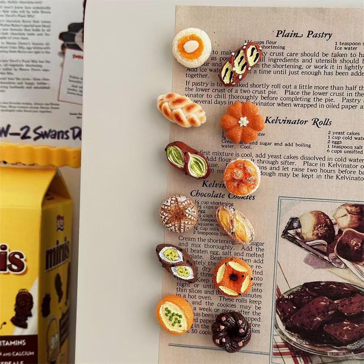 wholesale 12 pcs cute food bread fridge magnet, 3d resin cute food fridge magnets for home decor, fun magnet for refrigerator whiteboard, kitchen decoration gifts, kids gift factory & supplier oem