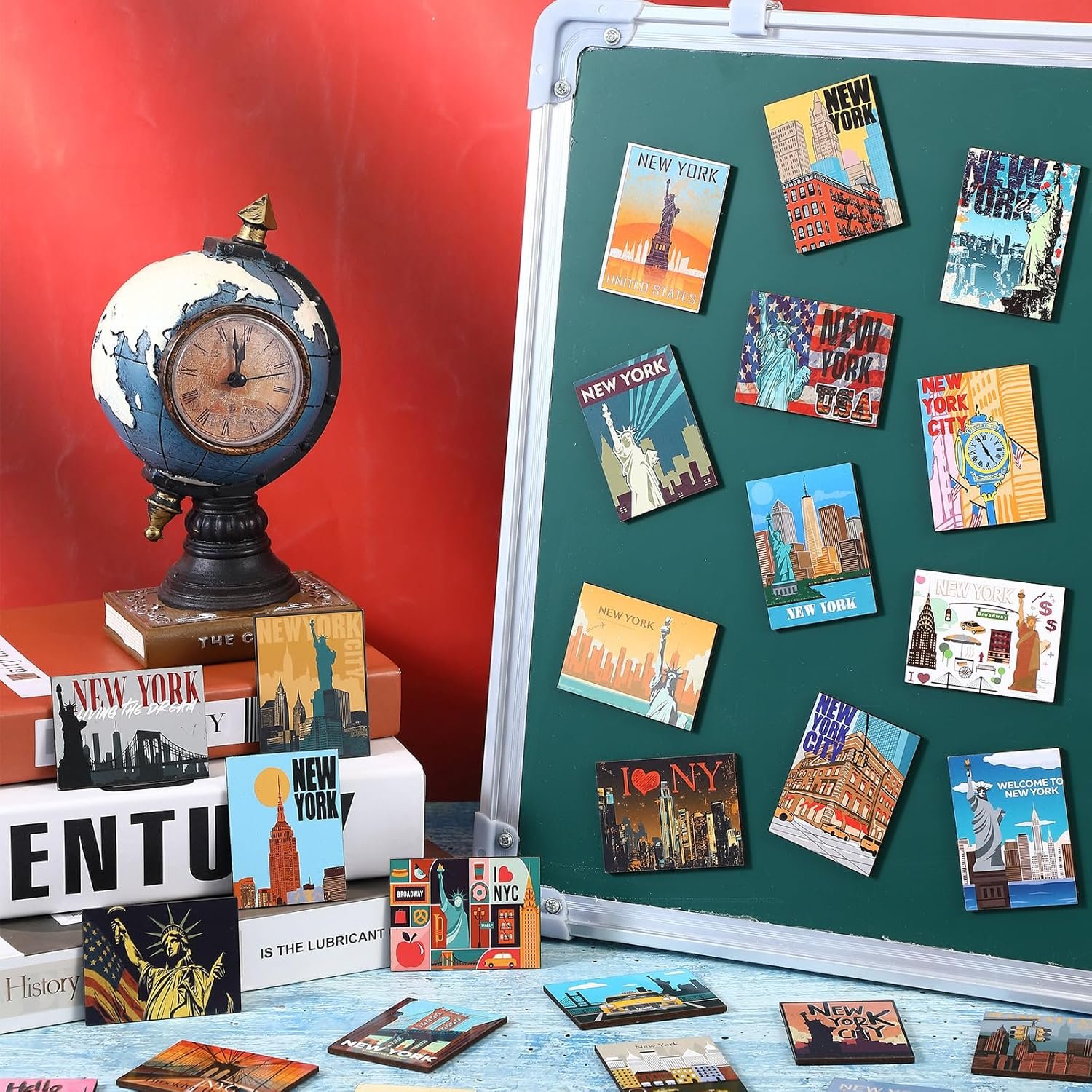 wholesale xuhal 36 pcs new york fridge magnet new york souvenirs gifts refrigerator magnets home decoration accessories factory & supplier oem