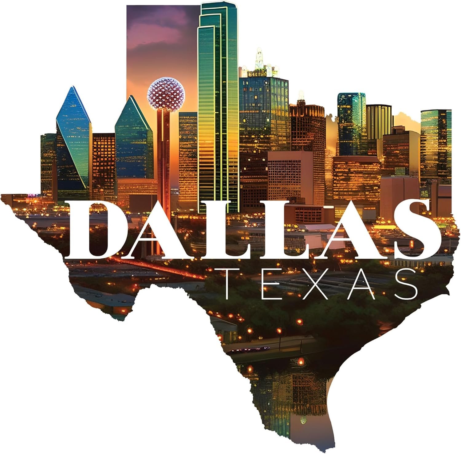wholesale dallas texas design c souvenir magnet 4-inch factory & supplier oem
