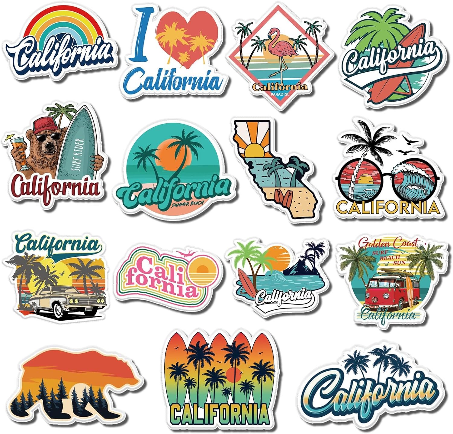 wholesale konohan 30 pcs california souvenirs gifts california magnets for refrigerator acrylic usa state magnet souvenirs magnetic stickers for refrigerator home decoration factory & supplier oem