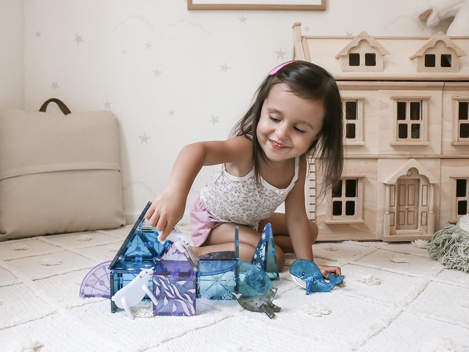 wholesale magna-tiles arctic animals 25-piece magnetic construction set, the original magnetic building brand factory & supplier oem