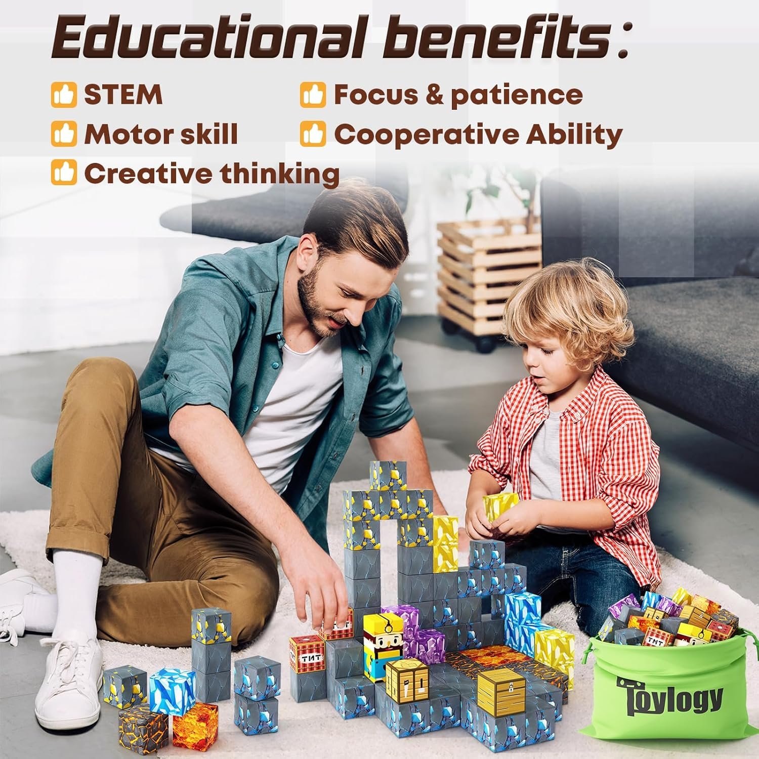 wholesale magnetic blocks-build mine magnet world sword edition mine sword caverns magnet classroom must haves toddler toys for boys & girls age 3-4 4-5 6-8, sensory montessori toys for kids for 3+ factory & supplier oem