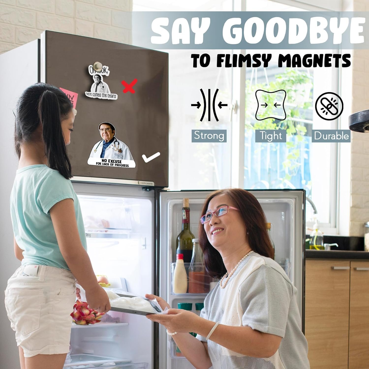 wholesale 12 pack dr now magnets, funny dr. nowzaradan fridge magnet - 3