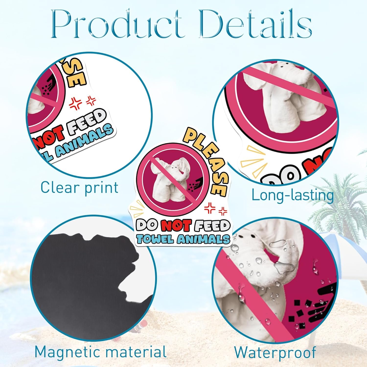 wholesale 9 pcs towel animals magnetic - cruise ship cabin door magnets, funny sea ocean decorations for refrigerator, cruise door & carnival party, cute elephant, turtle & dog factory & supplier oem