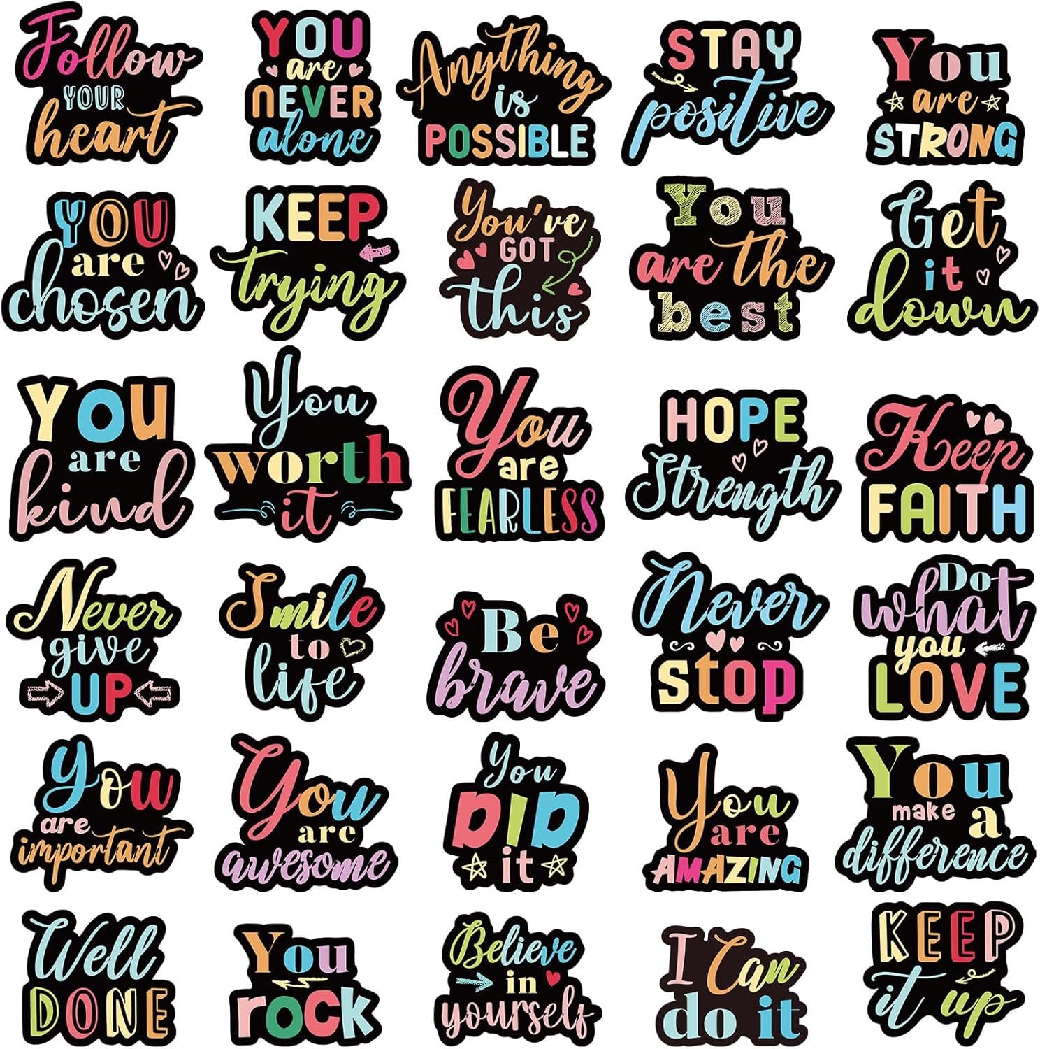 wholesale 30 pcs motivational refrigerator magnets with inspirational sayings funny inspirational magnets for locker fridge encouragement gifts (novel style) factory & supplier oem