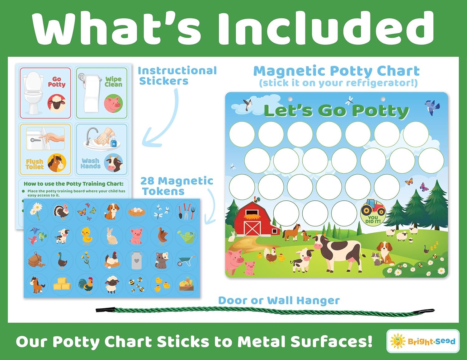 wholesale reusable magnetic animals potty chart, potty training for boys, potty training chart for toddler girls, potty training rewards boys, sticker chart kids, potty training sticker chart for toddlers factory & supplier oem