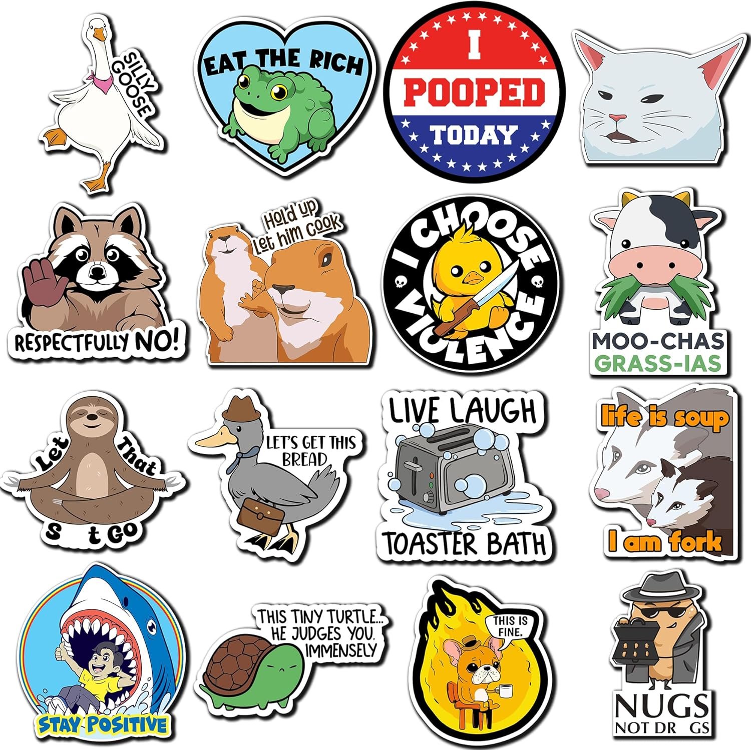wholesale 16pc funny fridge magnets for adults, snarky sarcastic cute weird magnets for gaming kitchen home decor bumper school locker work accessories factory & supplier oem