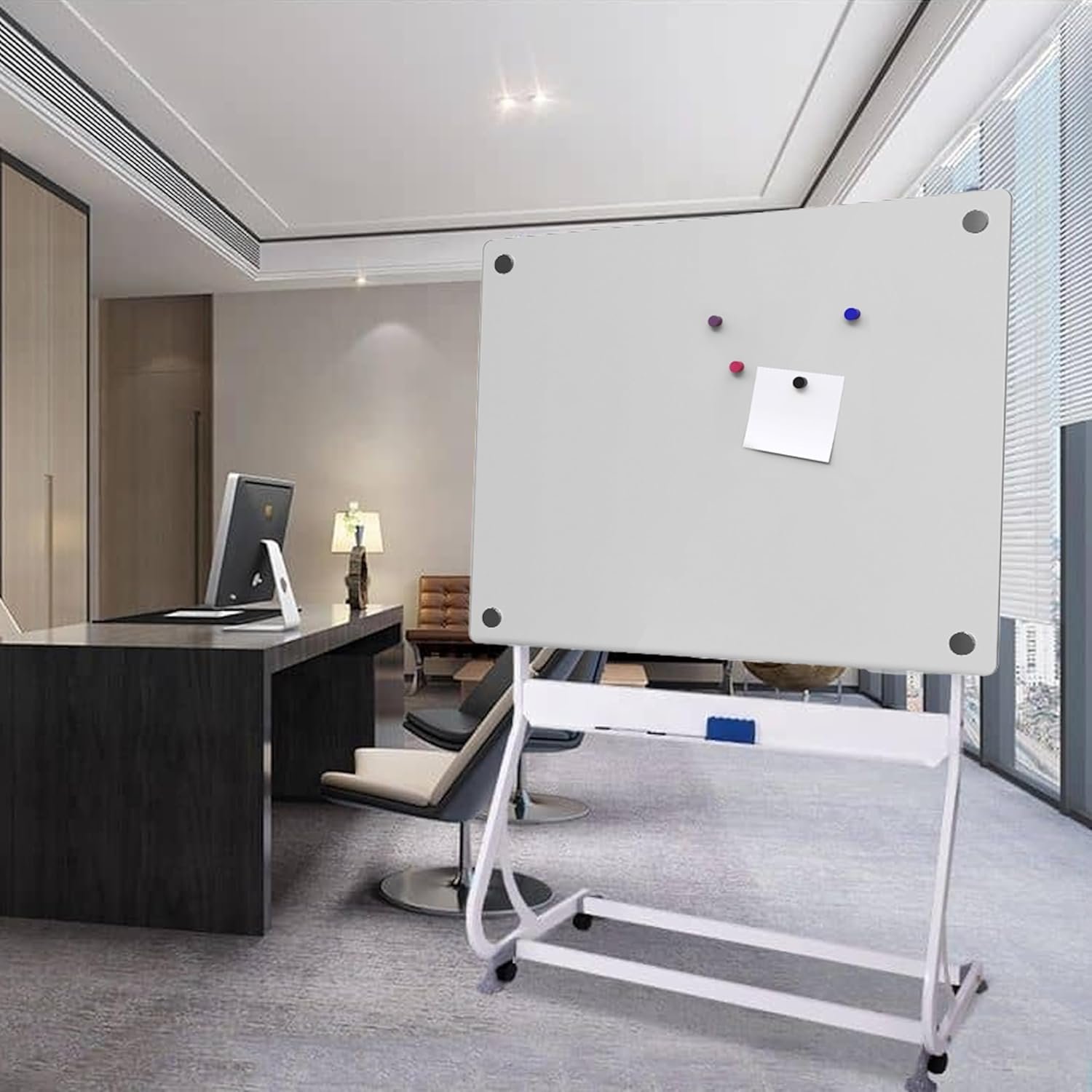 wholesale 8 extra strong magnets. white color. for glass boards, white boards and fridges. factory & supplier oem