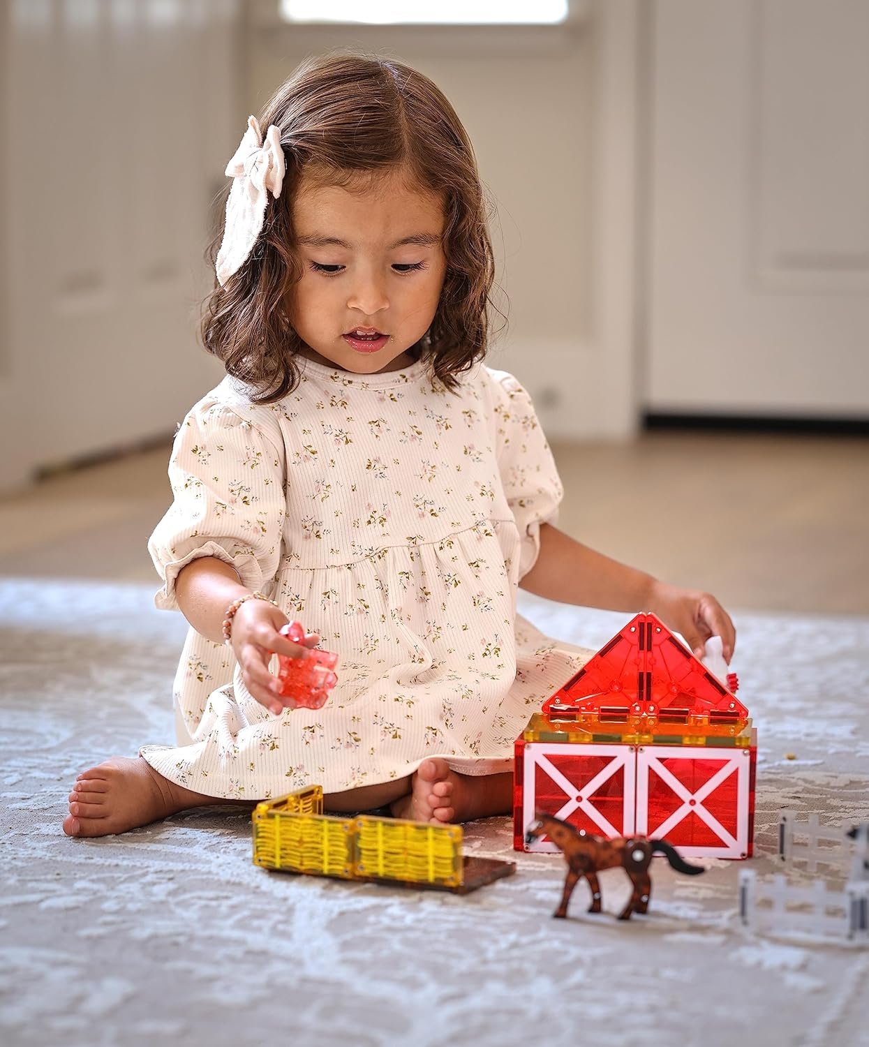 wholesale magna-tiles farm animals 25-piece magnetic construction set, the original magnetic building brand factory & supplier oem