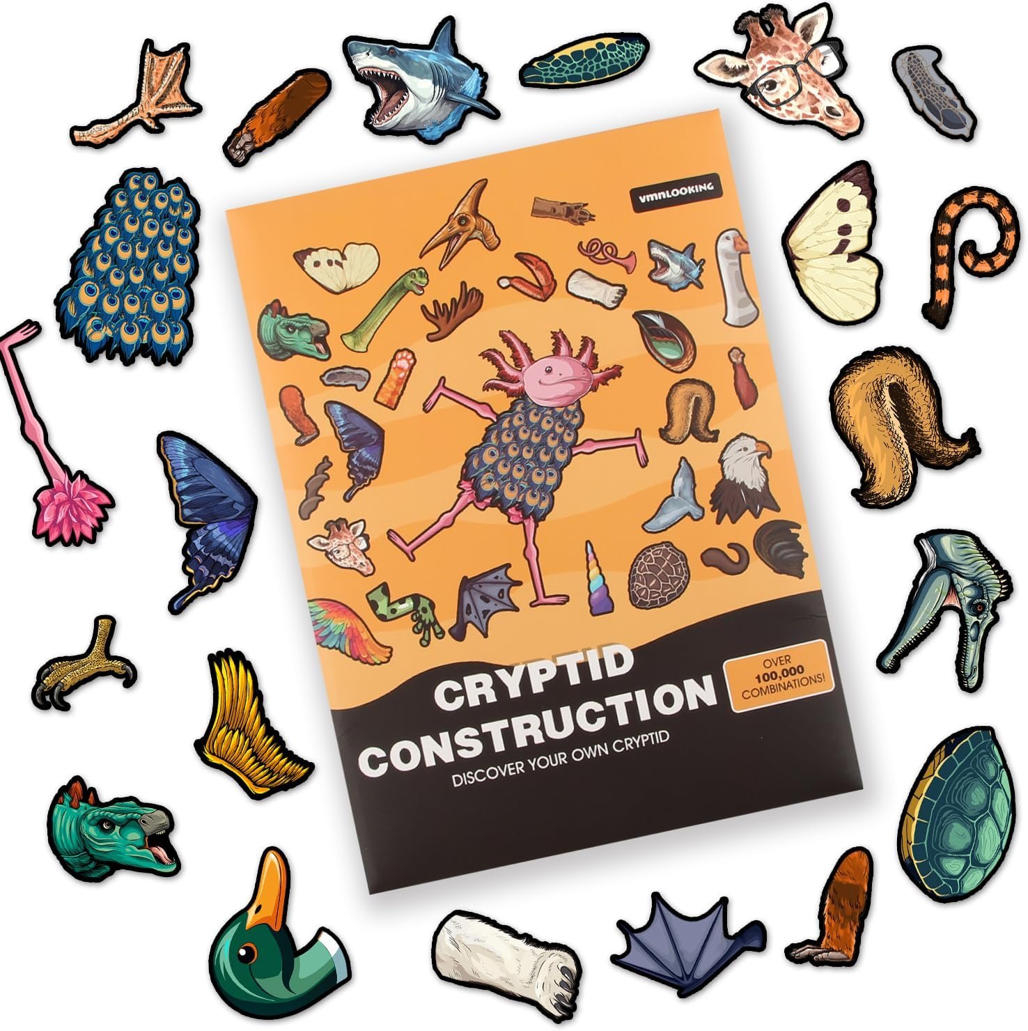 wholesale cryptid construction kit, monster fridge magnet creature creation kit, magnetic animals by vmnlooking (magnet) factory & supplier oem