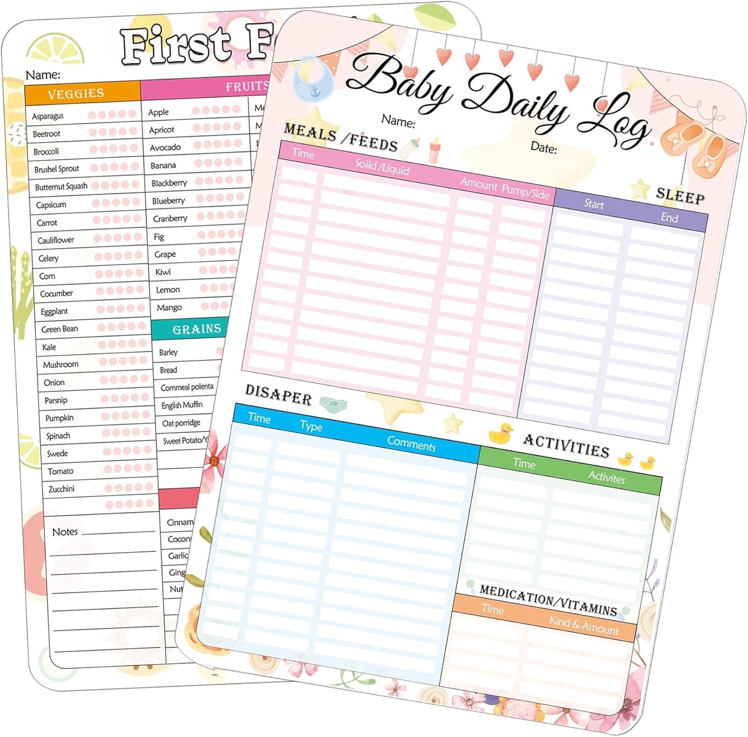 wholesale baby's first food tracker magnet 14