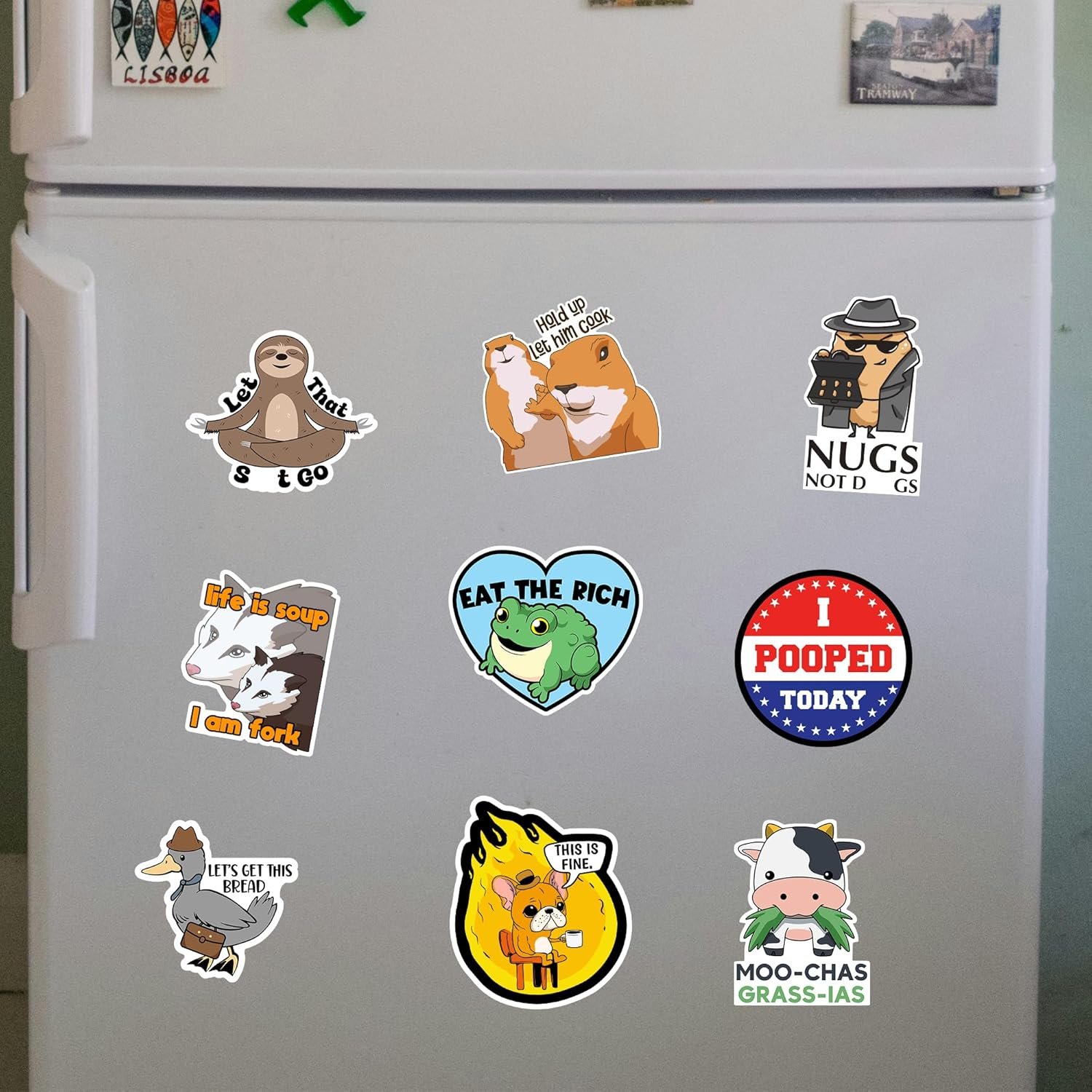 wholesale 16pc funny fridge magnets for adults, snarky sarcastic cute weird magnets for gaming kitchen home decor bumper school locker work accessories factory & supplier oem