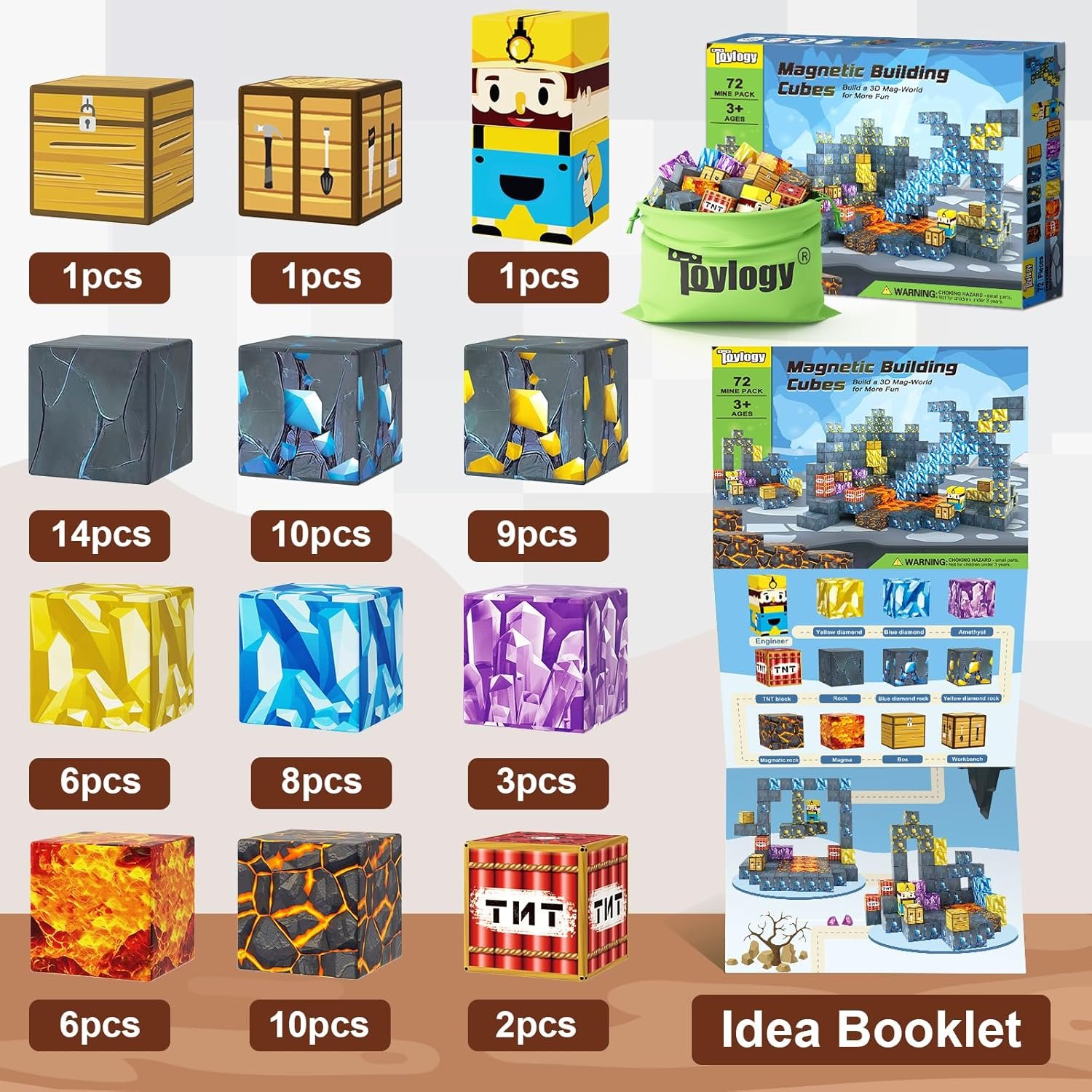 wholesale magnetic blocks-build mine magnet world sword edition mine sword caverns magnet classroom must haves toddler toys for boys & girls age 3-4 4-5 6-8, sensory montessori toys for kids for 3+ factory & supplier oem