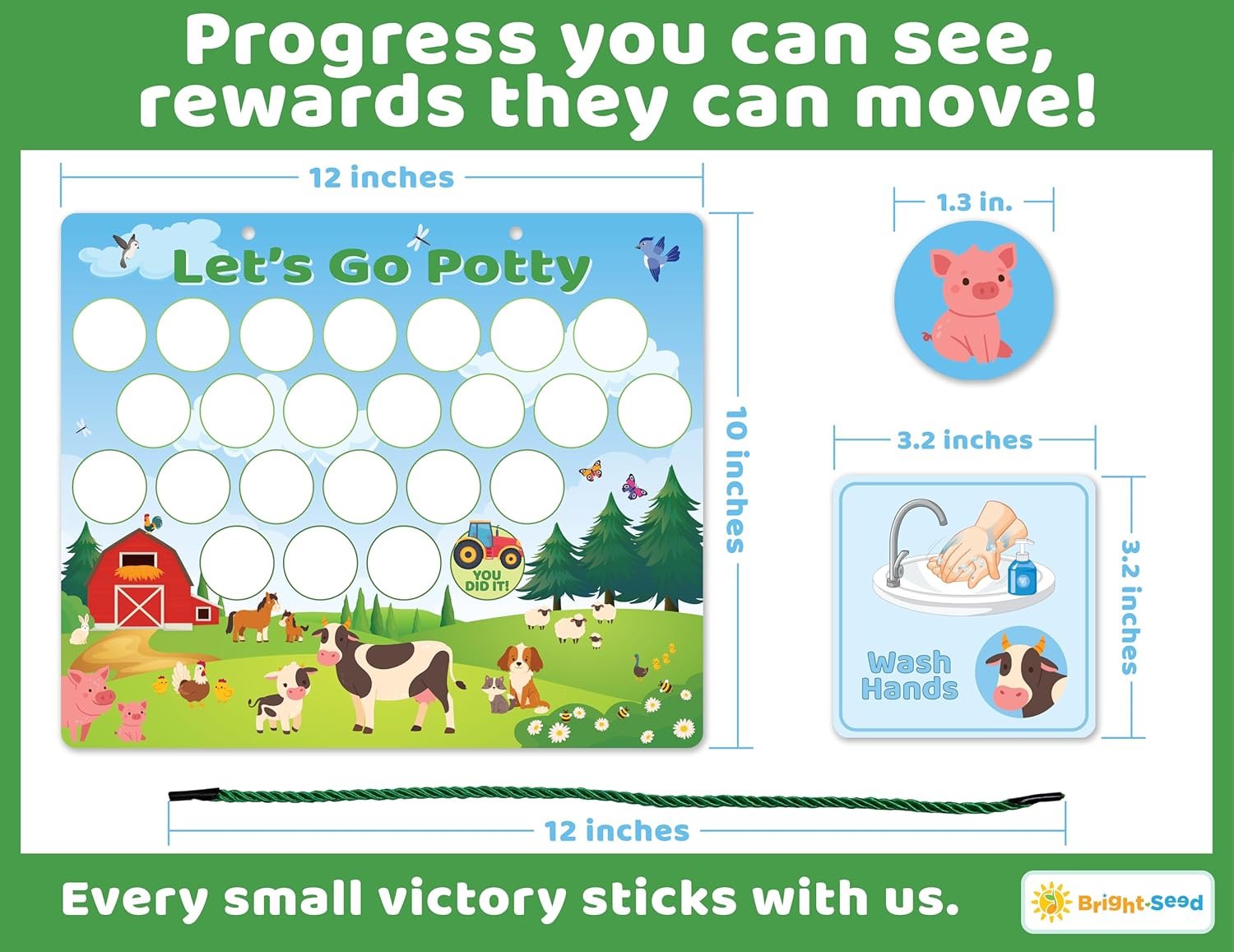 wholesale reusable magnetic animals potty chart, potty training for boys, potty training chart for toddler girls, potty training rewards boys, sticker chart kids, potty training sticker chart for toddlers factory & supplier oem