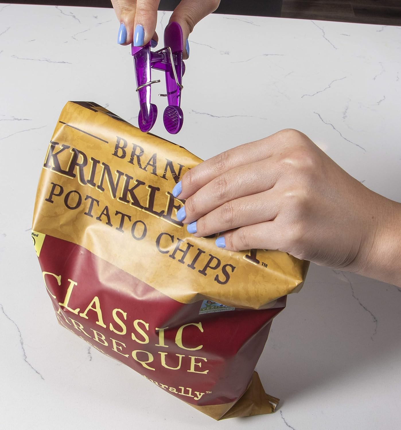 wholesale seal n snack magnetic chip clips, multi-purpose bag grips for kitchen storage, keep pantry foods fresh, assorted neutral colors, 16 count factory & supplier oem