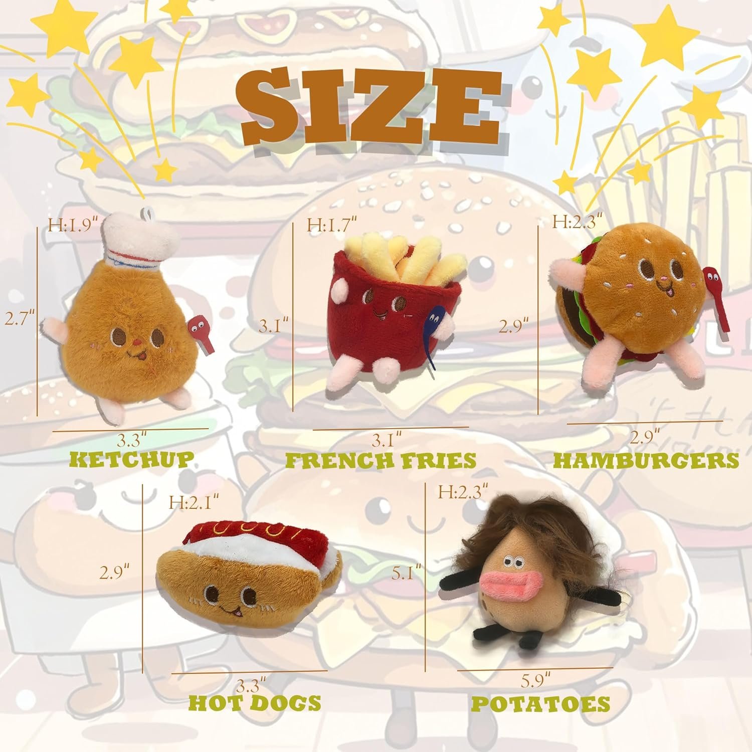 wholesale 5pcs decorative magnets, funny hamburger family, strong fridge magnets, cute refrigerator magnets for home, office, kitchen accessories, whiteboard, locker, classroom, map christmas factory & supplier oem