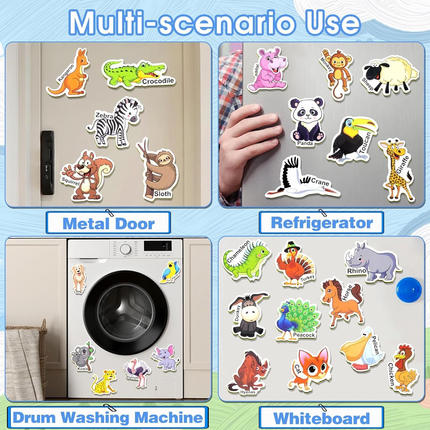 wholesale 42pcs foam fridge magnets for toddlers, large toddler animal magnets toys, fridge magnets for kids, refrigerator magnets for kids, magnets for kids on fridge, baby toddler magnets for refrigerator factory & supplier oem