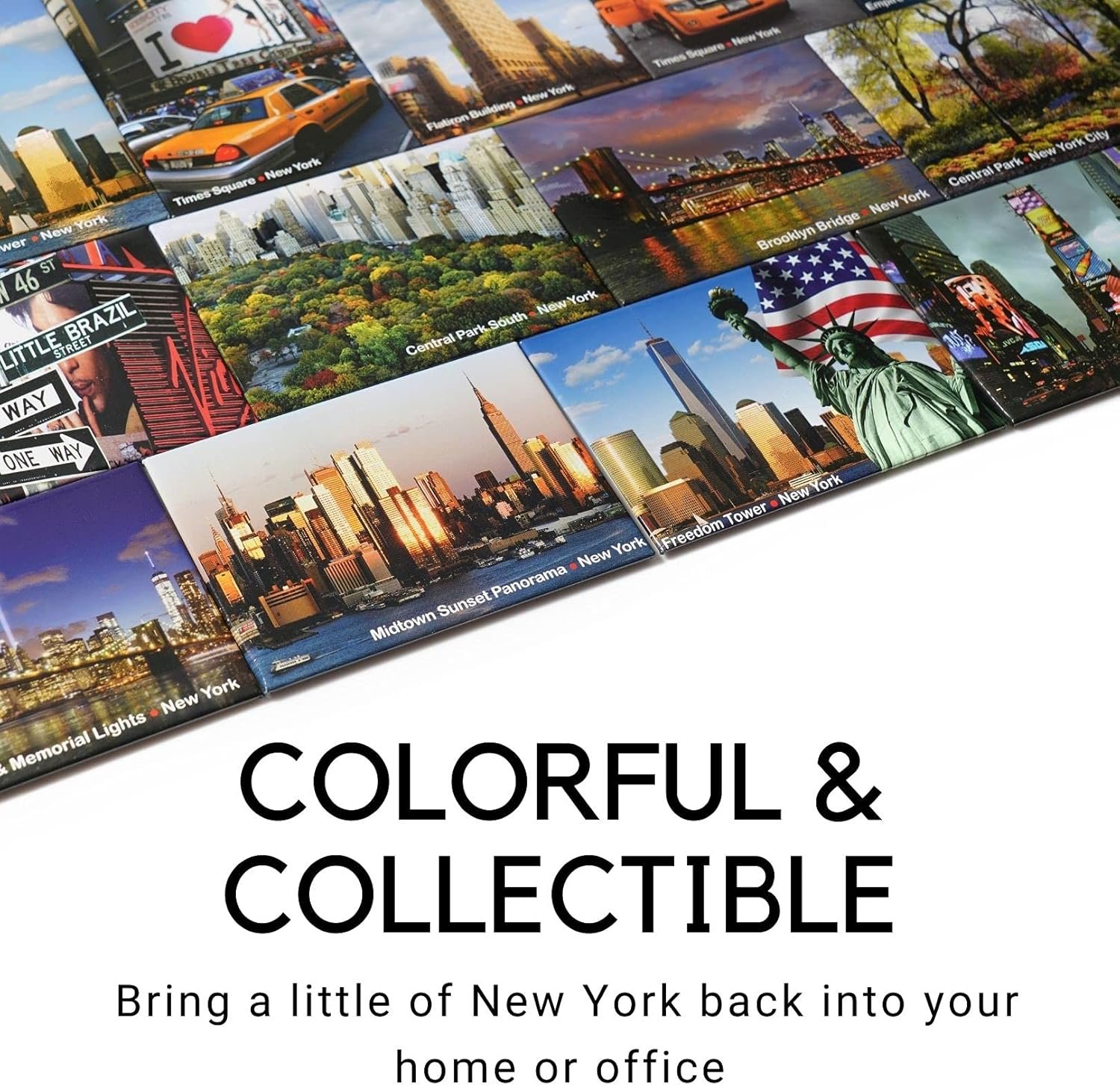 wholesale times square panorama - new york city landmarks photo souvenir refrigerator magnet nyc fridge metal magnet - new york landmarks cool collectible keepsake gift factory & supplier oem