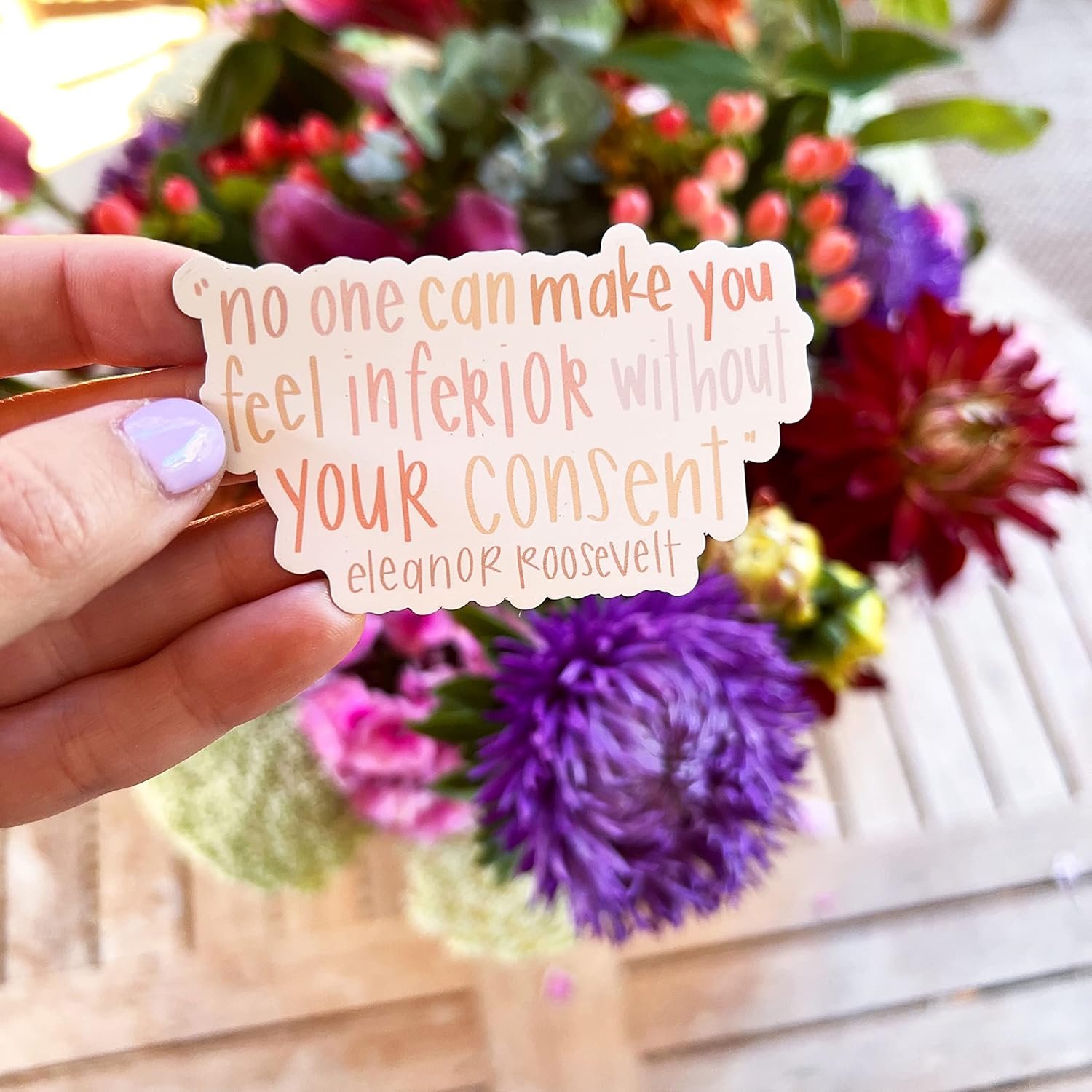 wholesale magnets | cute fridge magnets | eleanor roosevelt quote refrigerator magnet | inspirational magnet | self care quotes factory & supplier oem