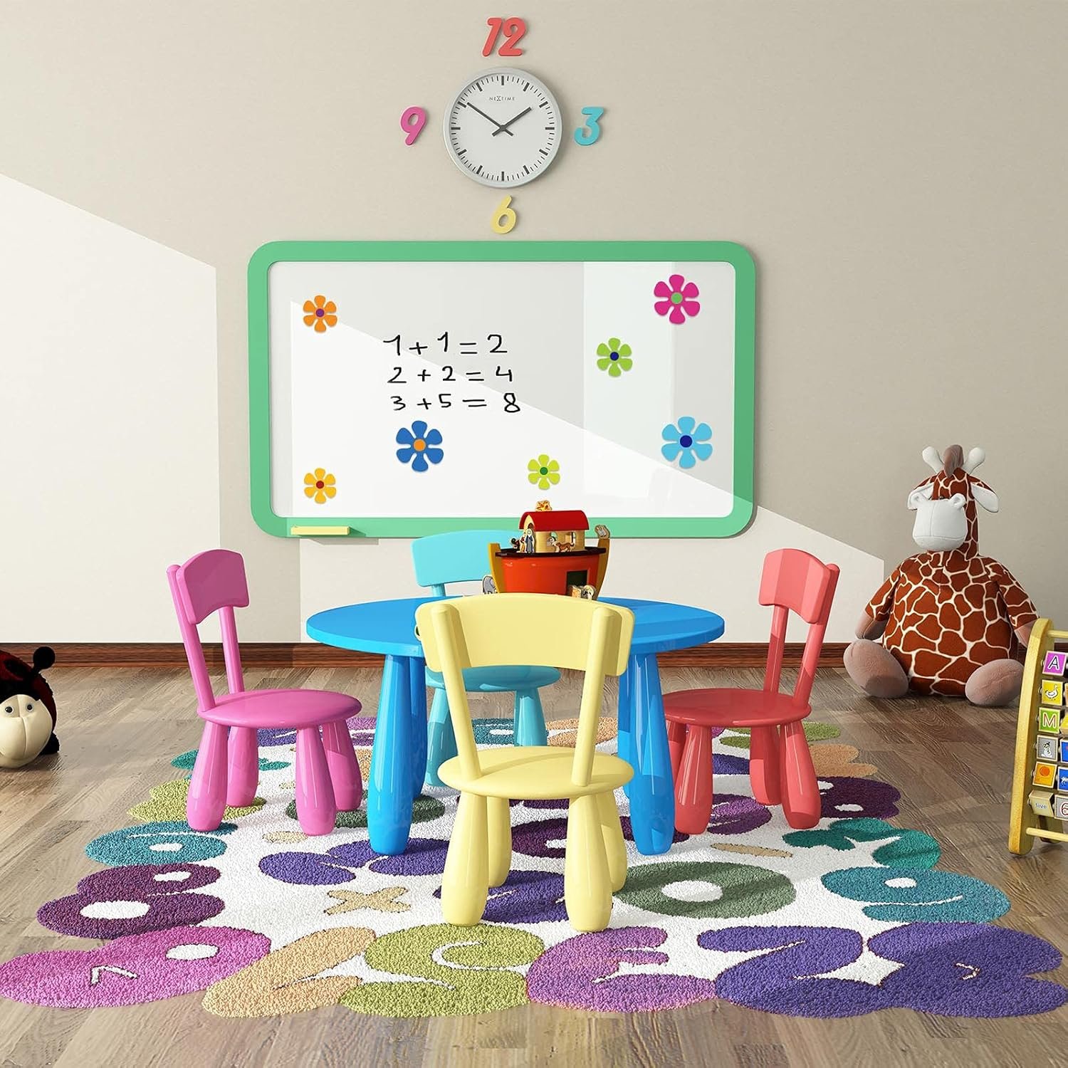 wholesale outus car flower magnet funny magnetic decals decorations cute fridge magnets 60s flower cutout magnet for car home door whiteboard refrigerator (16 pieces,3.9 x 3.9 inch, 2.2 x 2.2 inch) factory & supplier oem