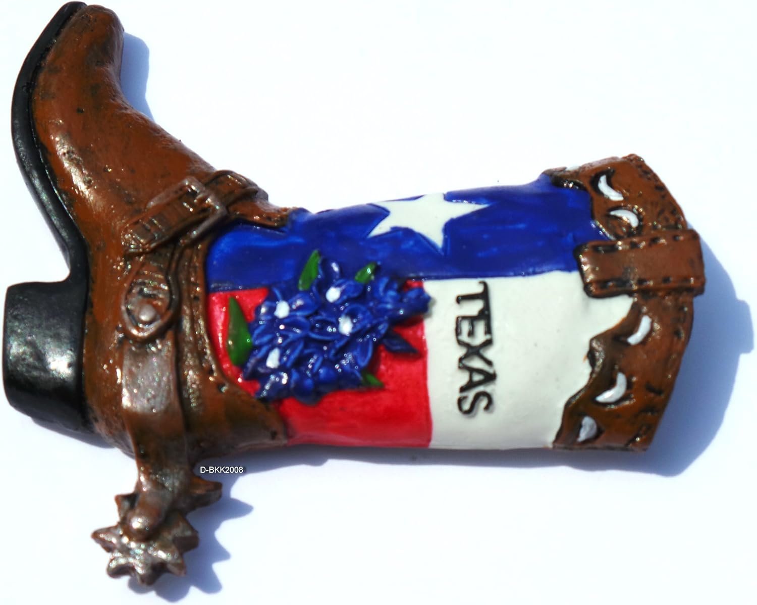 wholesale texas cowboy boot united states, souvenir thailand 3d resin toy fridge magnet factory & supplier oem