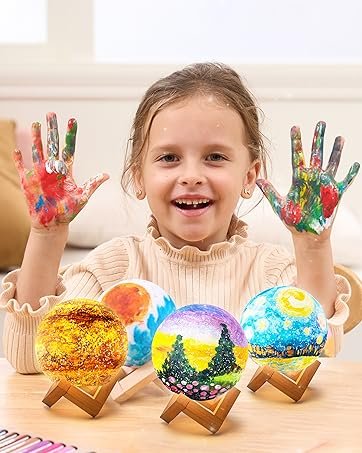 wholesale joyin 12 wooden magnet creativity arts & crafts painting kit for kids, decorate your own painting gift for easter basket stuffers, birthday parties and family crafts, party favors for boys girls factory & supplier oem