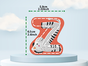 wholesale magnetic letter, thickened wooden abc alphabet fridge magnets for toddlers 1-3, large cute animal magnet learning toys set for kids ages 2 4 5 years old preschool learning (multicoloured) factory & supplier oem