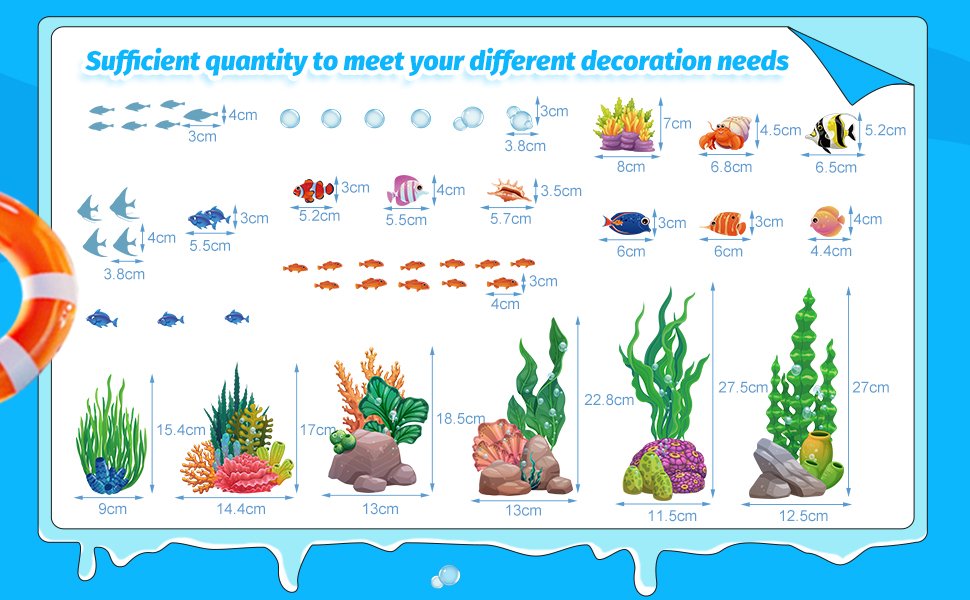 wholesale kanayu 48 pcs cruise door decorations magnetic under the sea cruise door magnet ocean animals magnet stickers fish coral reef magnets for cruise cabin door refrigerator car ship carnival party decor factory & supplier oem