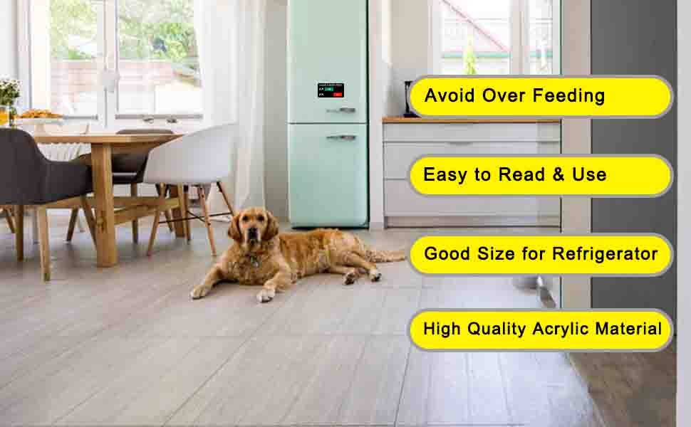 wholesale dog feeding reminder, have i been fed symbol, pet feeding magnet, feed tracker am pm, acrylic reminder slider for fridge, magnetic and adhesive sticker option-6 x 3 inches, black factory & supplier oem