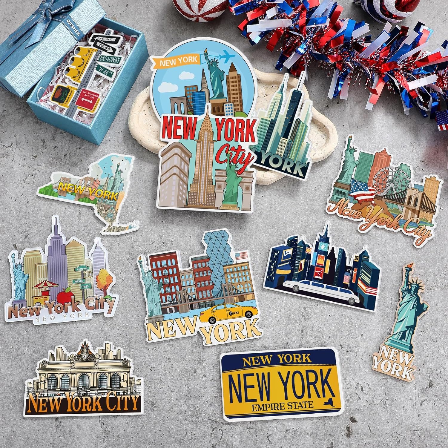 wholesale xuhal 12 pcs new york fridge magnet usa cities magnetic refrigerator stickers souvenirs gifts for refrigerator home decoration factory & supplier oem