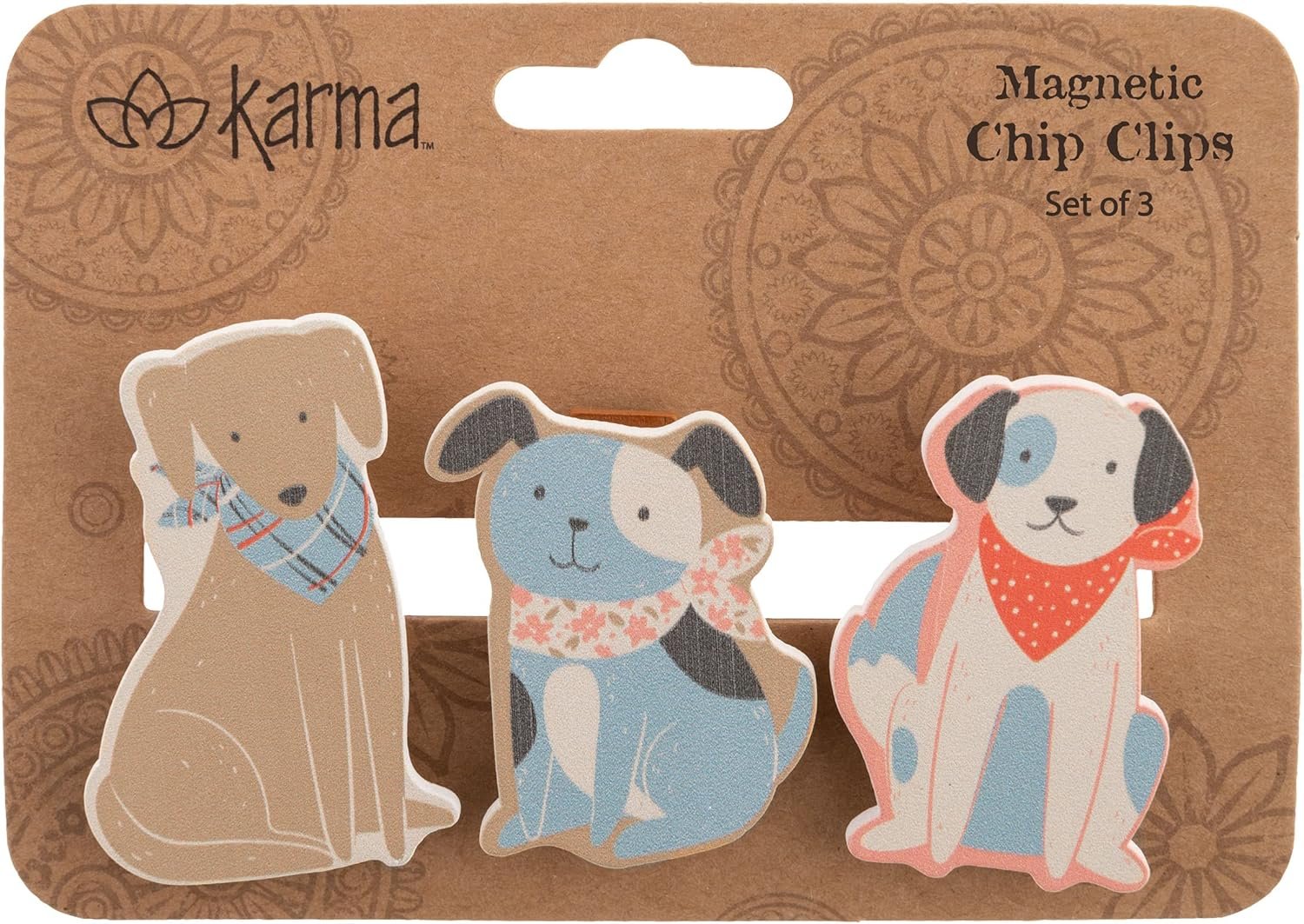 wholesale karma magnetic shaped chip clips - bag clips - potato chip bag clips - colorful and fun bag clips for food and storage - one size, dog factory & supplier oem