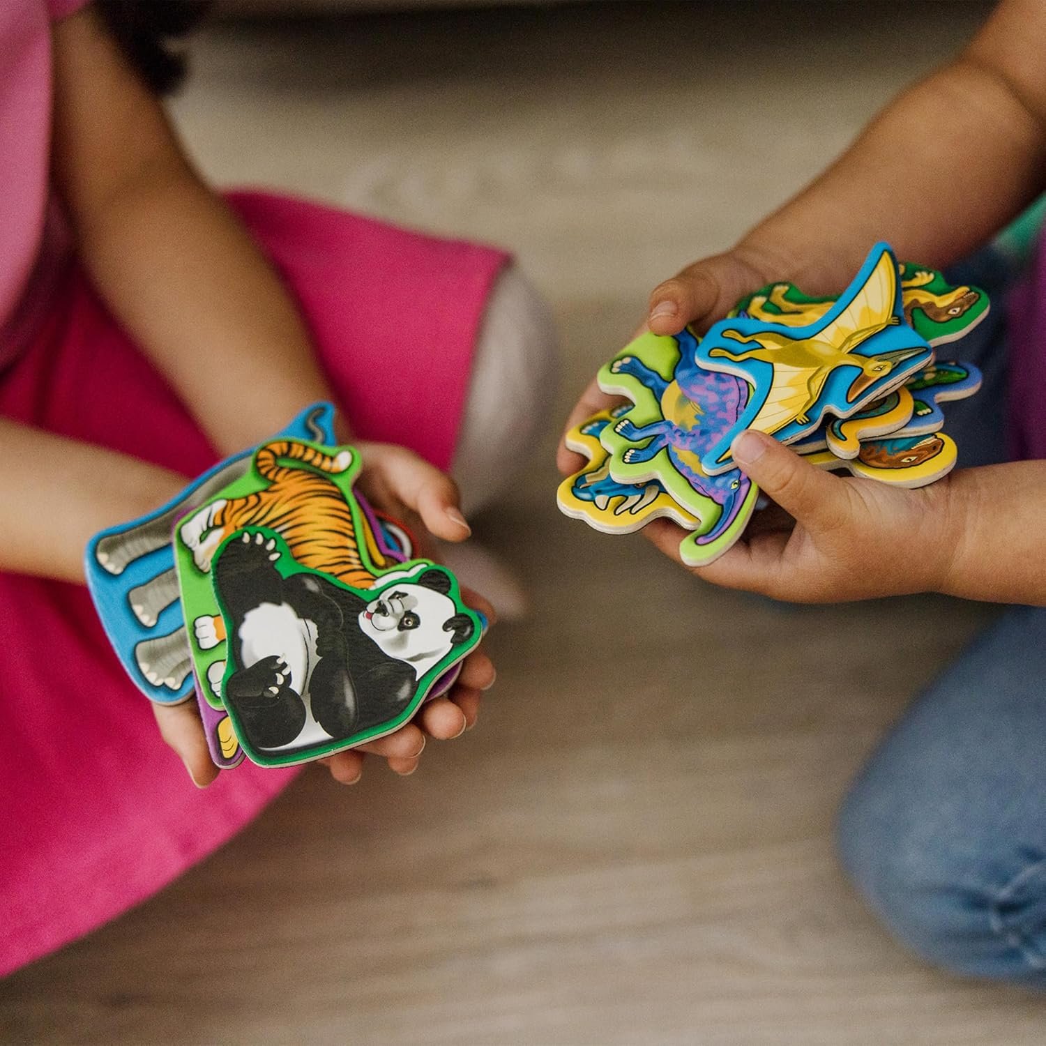 wholesale melissa & doug wooden magnets set - animals and dinosaurs with 40 wooden magnets factory & supplier oem