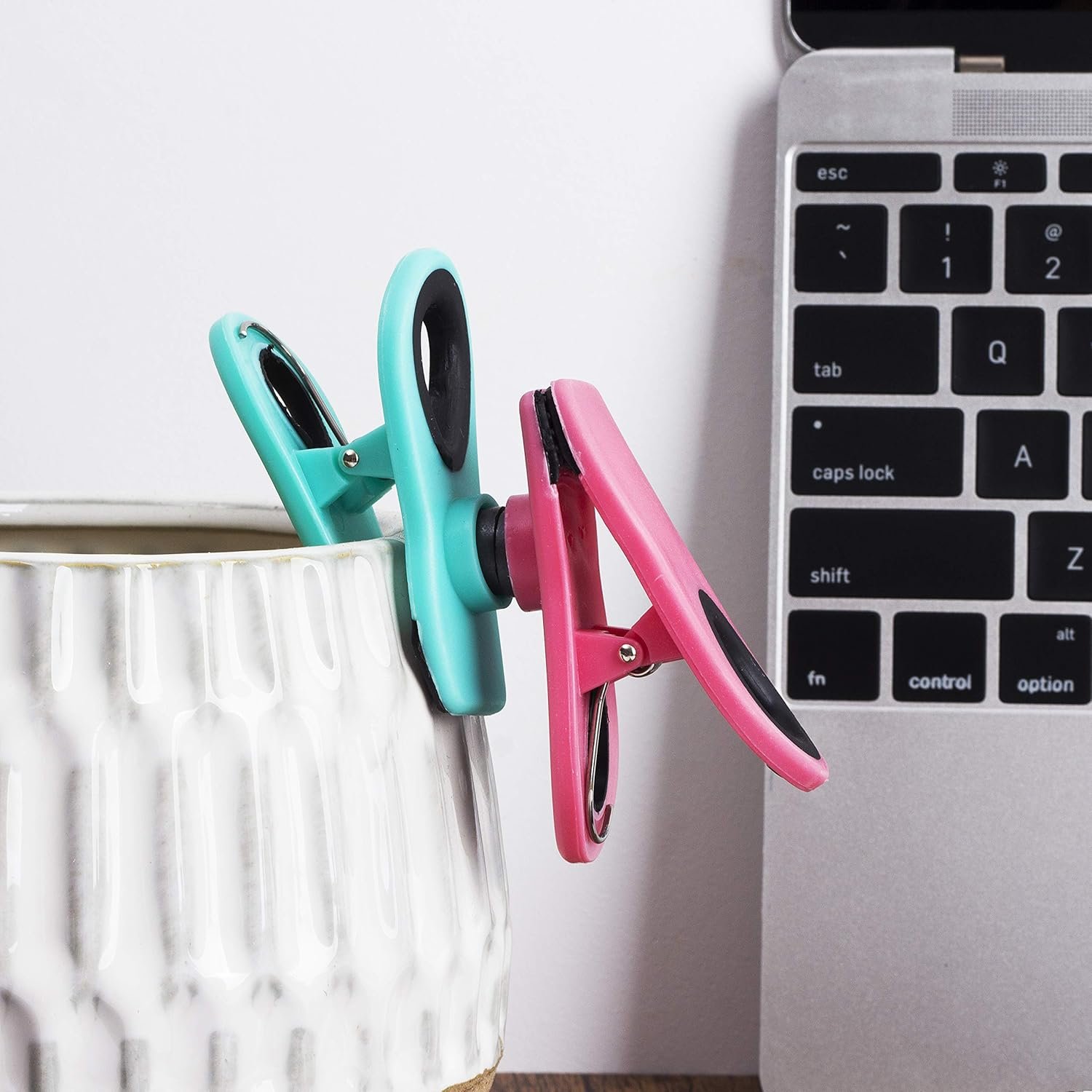 wholesale mr. pen magnetic bag clips - 12 pack assorted colors, chip clips for food packages, fridge factory & supplier oem