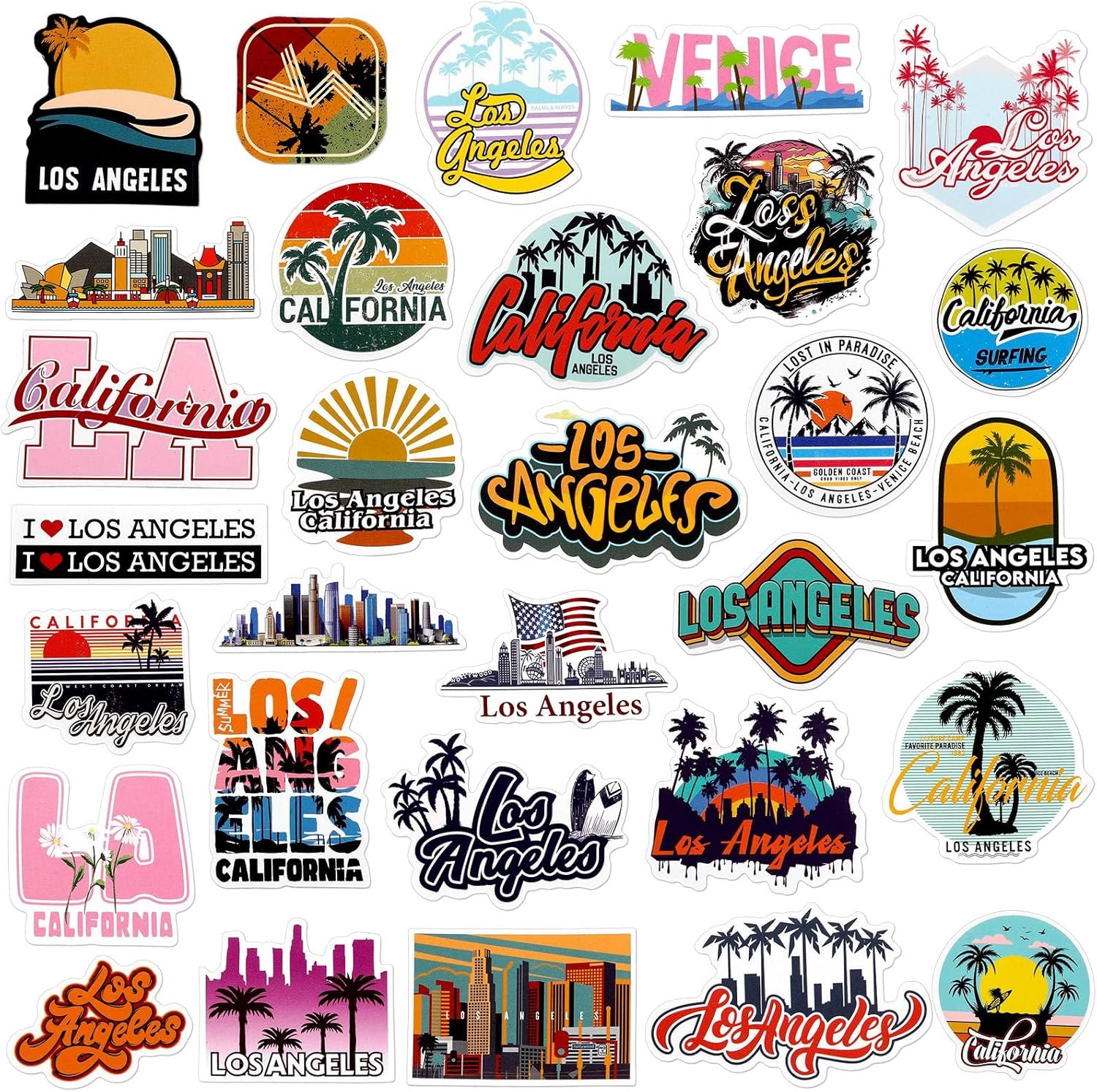 wholesale konohan 30 pcs los angeles souvenirs gifts los angeles magnet for refrigerator city magnetic fridge stickers for home decoration factory & supplier oem