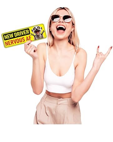 wholesale new driver magnet for car - funny animals 3-pack please be patient reflective magnetic bumper sticker set - removable novice rookie safety attention sign - weather-resistant - 10 x 3.5 inch factory & supplier oem