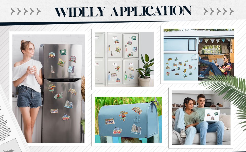 wholesale xuhal 12 pcs new york fridge magnet usa cities magnetic refrigerator stickers souvenirs gifts for refrigerator home decoration factory & supplier oem