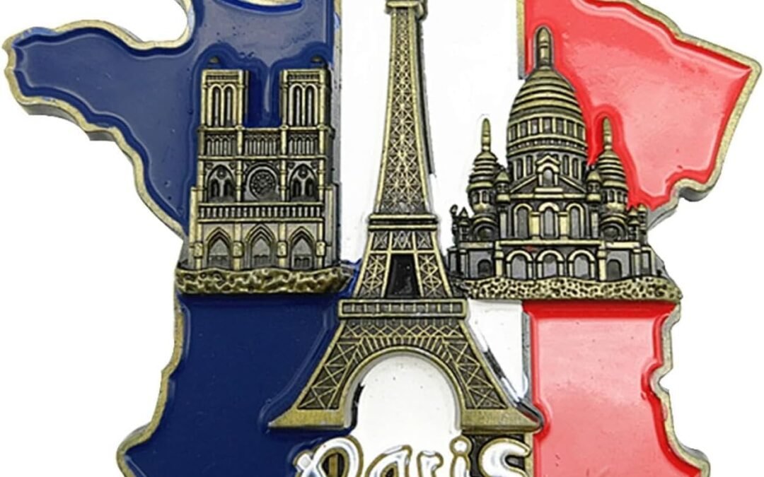 Wholesale 1 Pc Multicolour France Map Refrigerator Sticker-Europe Tourist Souvenir,Innovative 3D Resin Fridge Magnet Stickers, Notre-Dame Cathedral De Paris France Eiiffel Tower Kitchen Accessories Factory & Supplier OEM