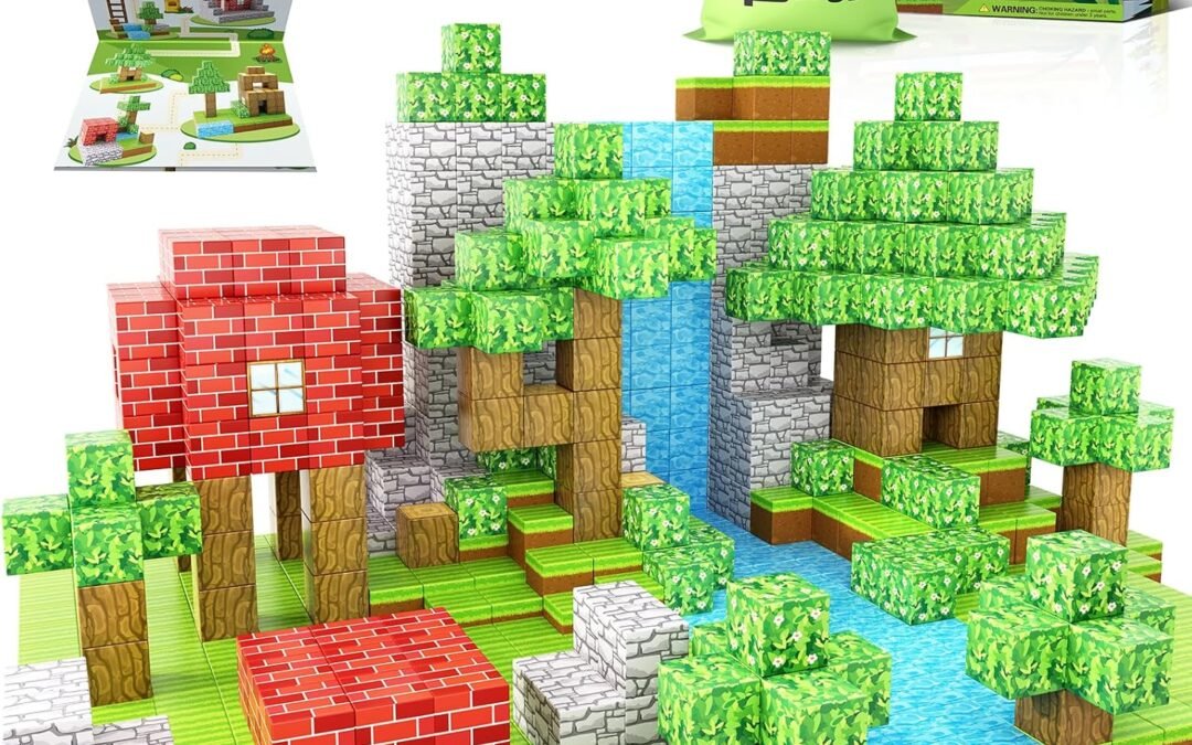Wholesale 100PCS Magnetic Blocks-Build Mine Magnet World Set for Boys & Girls Age 3-5 6-8, STEM Sensory Toys for Toddlers Gifts for 3+ Years Old Girls Boys,1″ Magnet Cubes Classroom Must Haves Construction Toys Factory & Supplier OEM