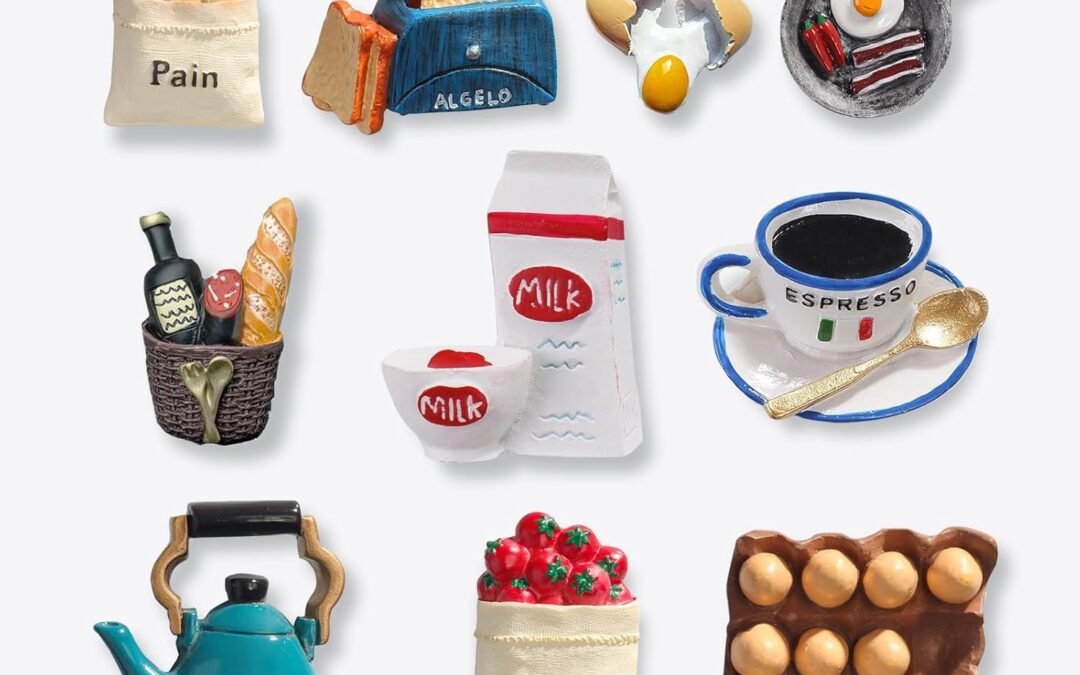 Wholesale 10PCS Refrigerator Food Magnets, 3D Resin Simulation Food Refrigerator Magnets, Cute whiteboard Magnets. Suitable for Kitchens and Offices Factory & Supplier OEM