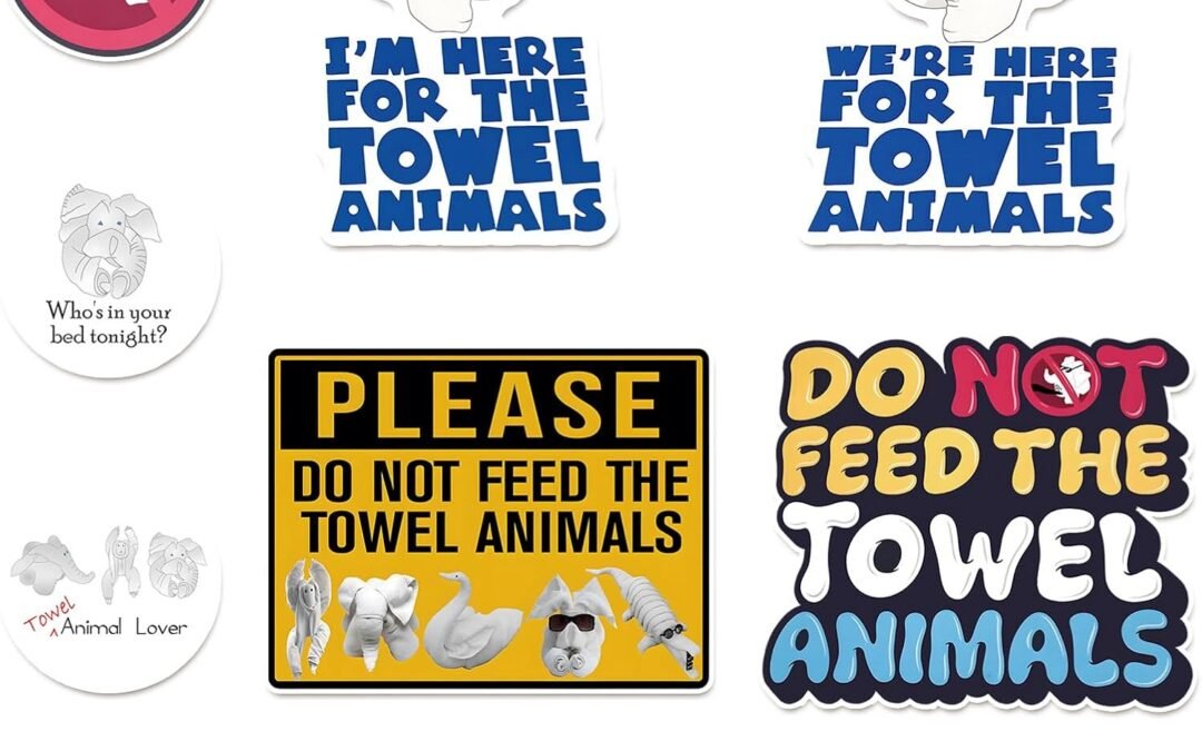 Wholesale 11PCS Cruise Door Magnets Decorations, Animal Towel Magnetic Ship Magnet for Cabin Room Decor – 7” x 9.4” Extra Large Factory & Supplier OEM