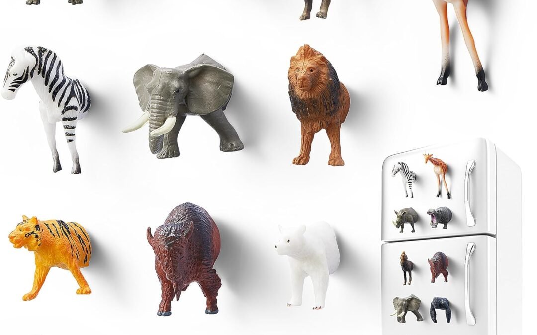 Wholesale 12 Adorable Animal Fridge Magnets – Bring Funny Wild Animals to Your Refrigerator with These Educational Magnets Factory & Supplier OEM