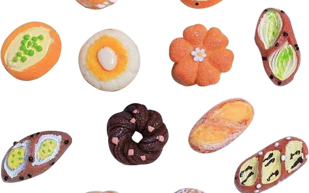 Wholesale 12 Pcs Cute Food Bread Fridge Magnet, 3D Resin Cute Food Fridge Magnets for Home Decor, Fun Magnet for Refrigerator Whiteboard, Kitchen Decoration Gifts, Kids Gift Factory & Supplier OEM
