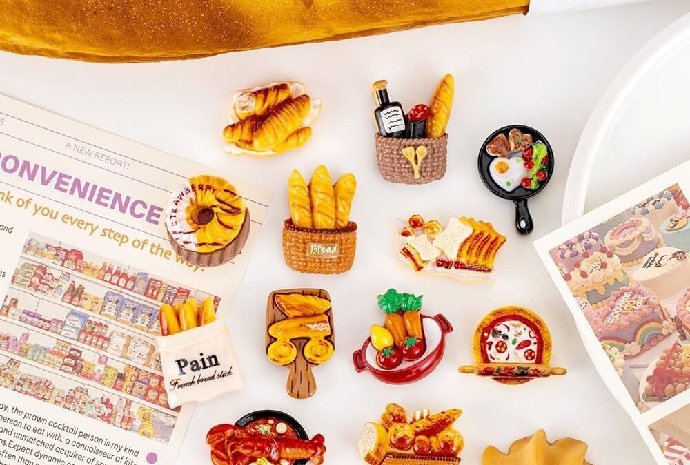 Wholesale 12 Pcs Cute Fridge Magnets – 3D Resin Food Designed Magnets for Home Decor, Refrigerator, Magnetic Blackboard (12-pcs) Factory & Supplier OEM