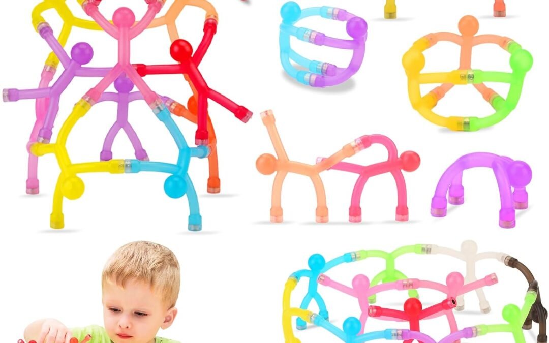 12Pcs Magnetic Toys, Magnet Men for Travel Toys, Fridge Magnets Funny, Cute Magnets for Kids and Adults, Magnetic People Colorful Mini Toys for Refrigerator, Whiteboard, Desk Decoration
