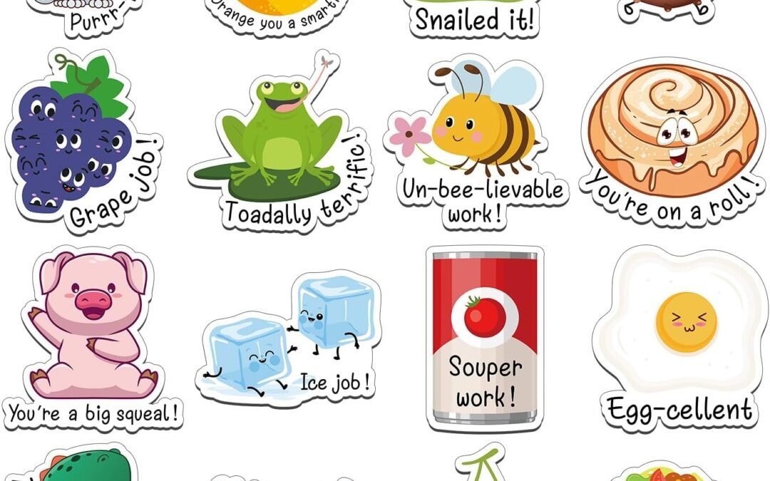 Wholesale 16 Pcs Funny Puns Fridge Magnets Reward Refrigerator Magnets Cute Inspirational Magnetic Stickers for Whiteboard Supplies(Food and Animal) Factory & Supplier OEM